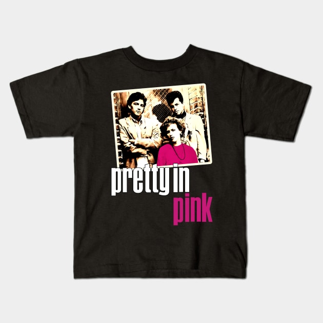 Pretty In Pink Inspired Design Kids T-Shirt by HellwoodOutfitters
